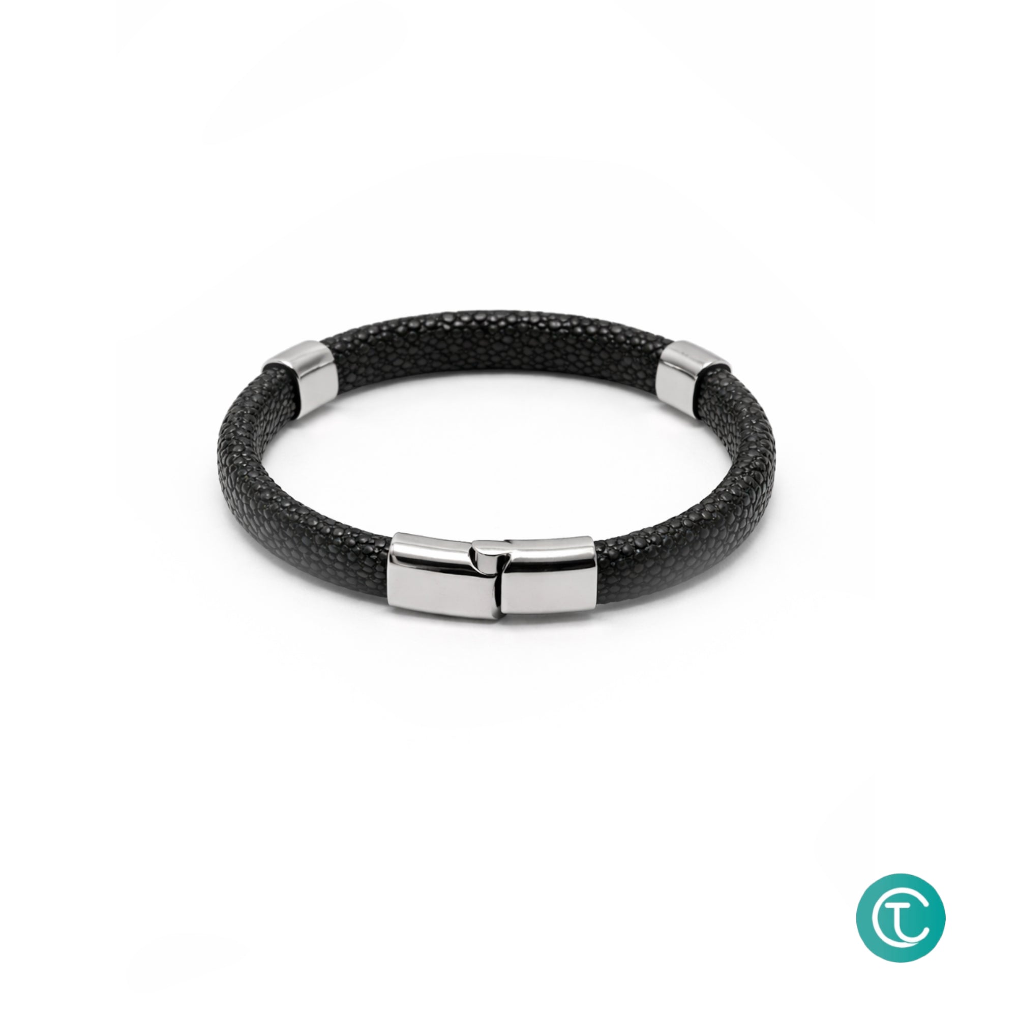 Handmade Stingray Leather Bracelet Exotic Luxury Cuff for Men & Women