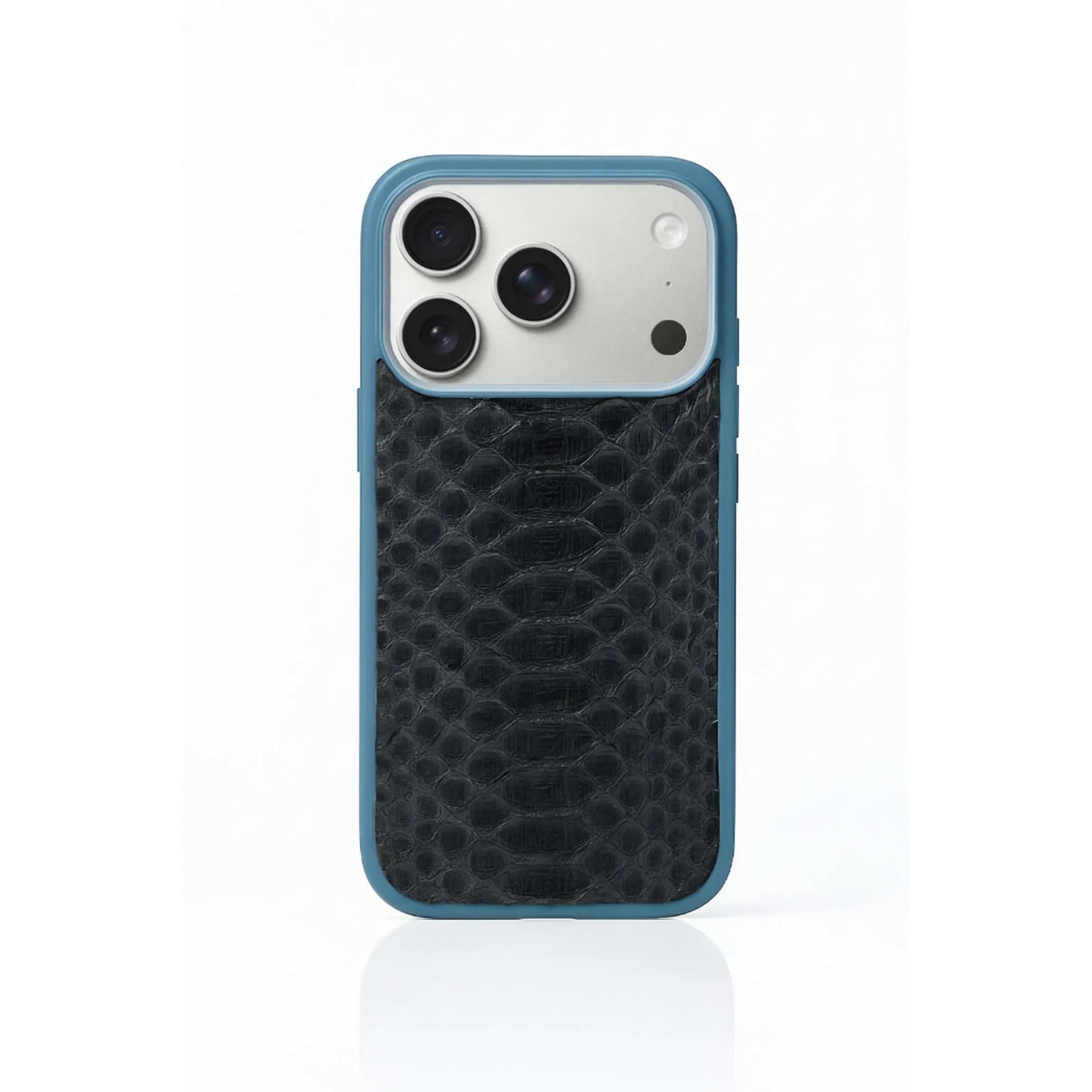 Python iPhone Case | Exotic Snake Skin Leather Cover | Handmade Slim Protective | iPhone 16 & 17 Series