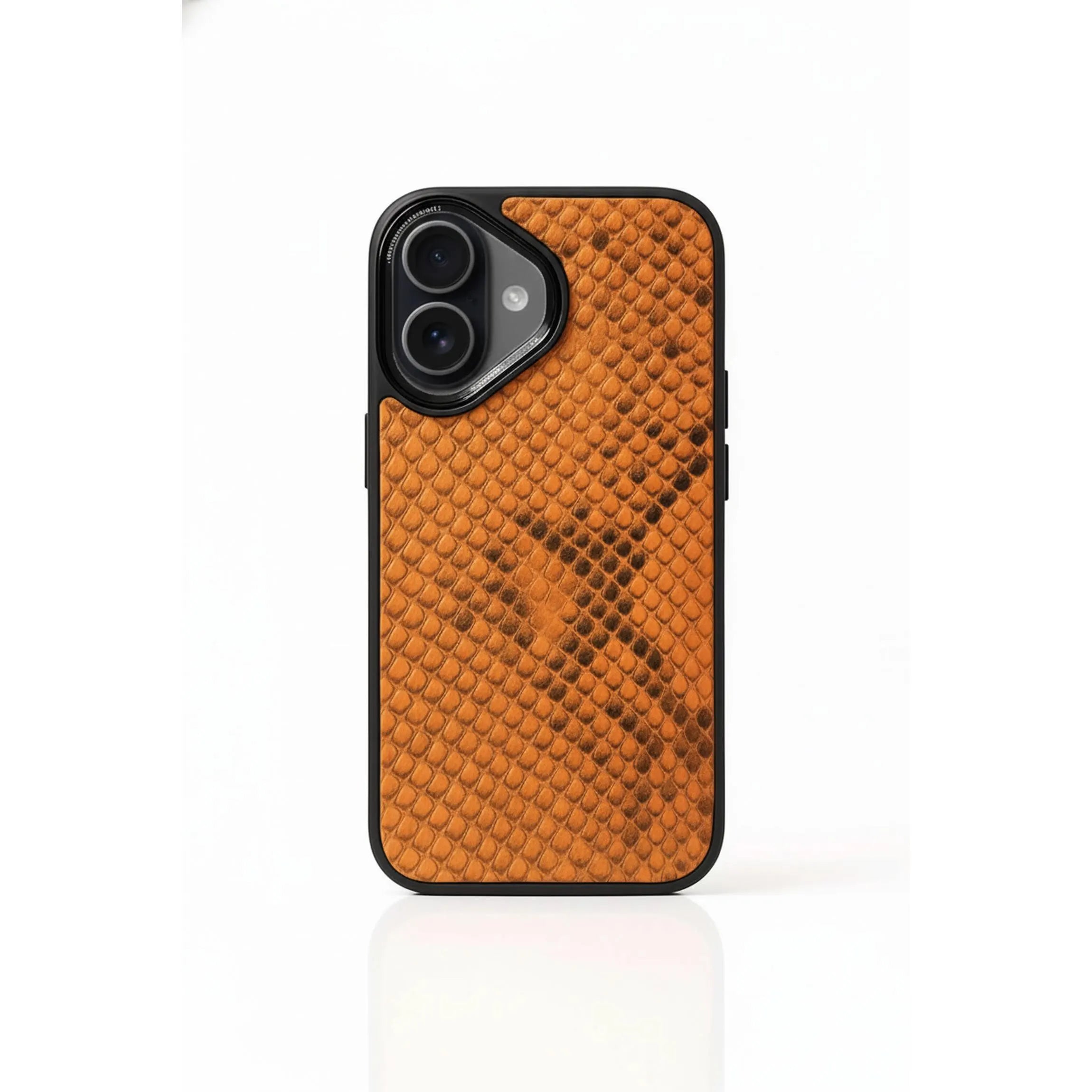 Python iPhone Case | Exotic Snake Skin Leather Cover | Handmade Slim Protective | iPhone 16 & 17 Series